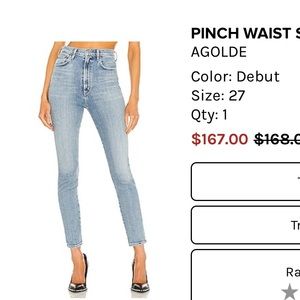 AGOLDE pinch waist skinny